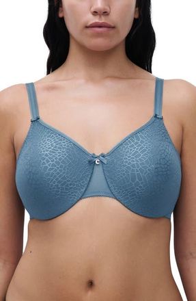 Chantelle C Magnifique Underwire Minimizer Bra in Jeans Blue at Nordstrom, Size 32F