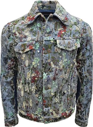 Co&ucirc;t de la Libert&eacute; embellished jacket - Blauw