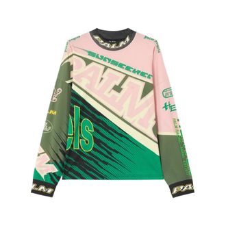 Palm Angels Long Sleeve Tops, male, Multicolor, Size: L Sweatshirt