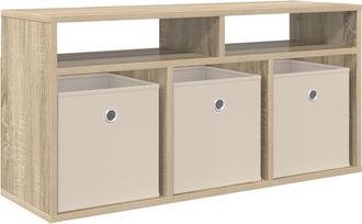 vidaXL Mueble Bajo Con Caj&oacute;n Roble Sonoma 87 X 27,5 X 43 Cm Vidaxl