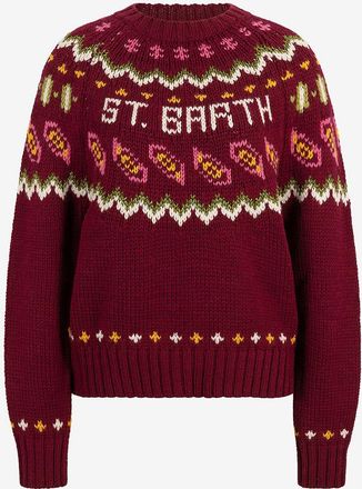 MC2 Saint Barth Pullover mit Rundhalsausschnitt aus Schurwolle Kyla