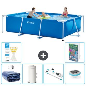 Intex Piscina Con Estructura Rectangular - 300x200x75 Cm - 7-piezas S30