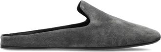 Max Mara Tessile Mules - Dames - Slip ons - Grijs - 38 EU - Leer - Schoenen
