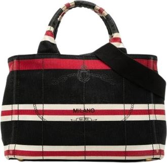 Prada Pre-owned Vintage Satchel - Dames - Vintage Shopper - Veelkleurig - ONE Size - Vintage