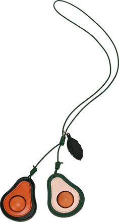 OLD TREND Avo Genuine Leather Botanical Fruit Charm in Caramel & Beige at Nordstrom