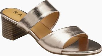 Ravel Womens Lund Womens Heeled Sandals - Gold/Silver - Size: 6