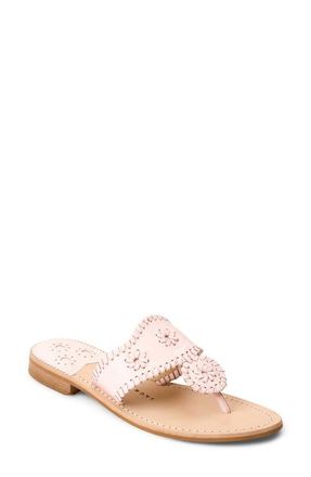 Jack Rogers Jacks Flat Sandal in Pink Marshmallow at Nordstrom, Size 9.5