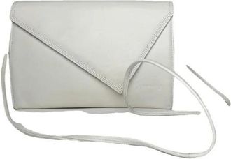 Givenchy Pre-owned Clutches, female, White, Size: ONE SIZE Pre-owned Leather Shoulder Bag