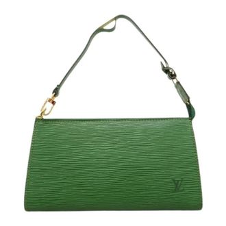 Louis Vuitton Pre-owned Clutches, female, Green, Size: ONE SIZE Pre-owned Pouch