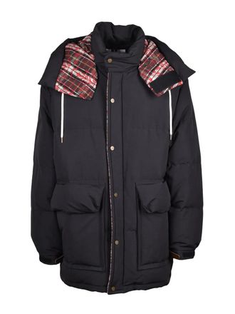 Woolrich Down Parka with Detachable Hood and Insulated Comfort