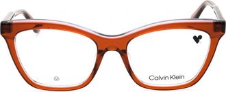 Calvin Klein CK24517 Cat Eye Acetate Eyeglasses - Brown