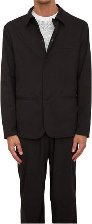 A|X Armani Exchange Blazer - Heren - Blazers - Zwart - XS - Leer - Jassen