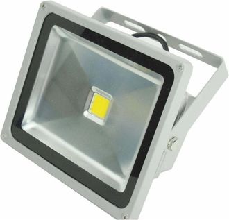 Trade Shop Trade Shop Traesio - Trade Shop - Foco Led Ultra Delgado Con Luz Rgb C&aacute;lida-fr&iacute;a Para Exterior Ip65 220v - -20 Vatios -recursos Ordinarios