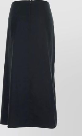 Max Mara asymmetric draped midi skirt