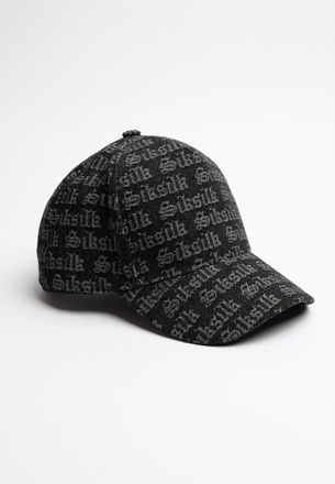 Siksilk Gorra Trucker de Denim Jacquard - Negro One Size