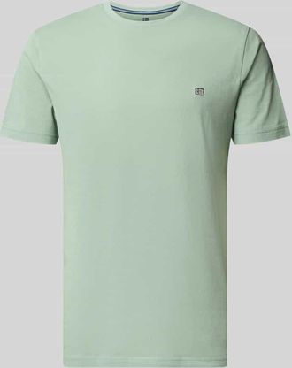 Christian Berg T-Shirt aus Baumwolle mit Rundhalsausschnitt in Oliv, Gr&ouml;&szlig;e XXL