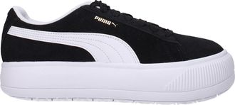 Puma Turnschuhe Wildleder Mayu Womens Wildleder Schwarz/Weiß