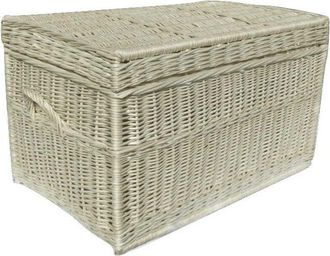 OEM Ba&uacute;l De Juguetes De Mimbre Color Crudo - 70 Cm