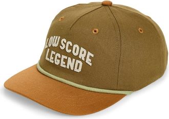 Open Edit Embroidered Baseball Cap in Low Score Legend at Nordstrom