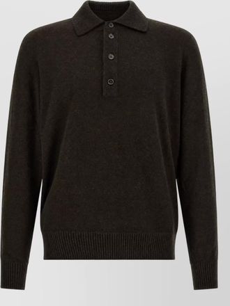 Ermenegildo Zegna cashmere wool polo jumper