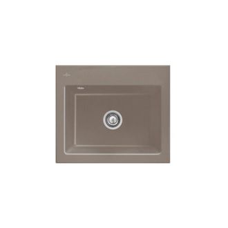 Villeroy & Boch Villeroy&boch - Villeroy Et Boch Subway 60 S Fregadero 60 X 51 Cm Sin Escurridor Timber Ceramicplus Con Desag&uuml;e Manual