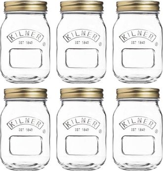 Kilner Kilner Set Of 6 Canning Jars