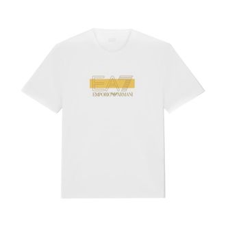 Emporio Armani Train Visibility T-shirt - Heren - T-shirts - Wit - M - Katoen - Tops