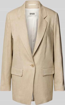 Drykorn Drykorn Leinenblazer mit Reverskragen Modell GLENDALE in Beige, Gr&ouml;&szlig;e 38