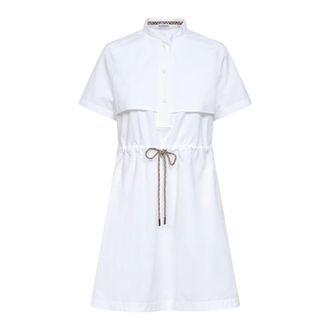Burberry Shirt Dress - female - Burberry - Shirt Dresses - White - S - Dresses