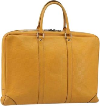 Louis Vuitton Pre-owned Vintage Handtas - Dames - Vintage Handtas - Bruin - ONE Size - Leer - Vintage