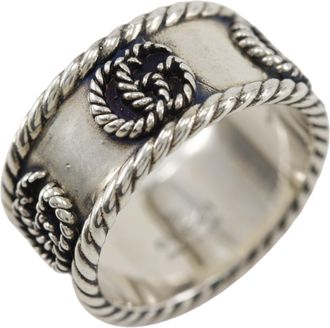 Gucci Silver 925 Band Ring (Pre-Owned)