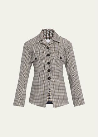 Veronica Beard Molyneux Houndstooth Jacket