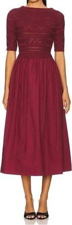 Cleobella Ava Midi Dress In Zinfandel