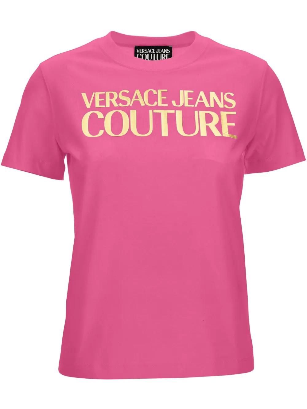 Tシャツ・カットソー VERSACE Woman T-Shirt Pink 10188981A13610 2KQ70 VERSACE | Pink Women's T-shirt | YOOX