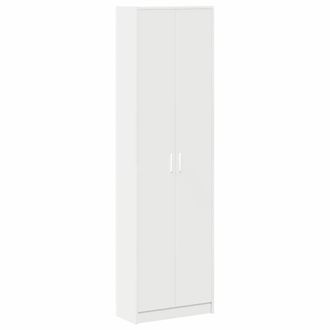 vidaXL Guardaroba Con Porta Bianco 55 X 25 X 189 Cm Legno Multistrato - Vidaxl