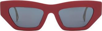 Versace Dark Grey Cat Eye Ladies Sunglasses VE4432U 538887 53