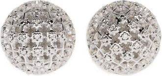 Toteme Zilveren oorbellen met diamant