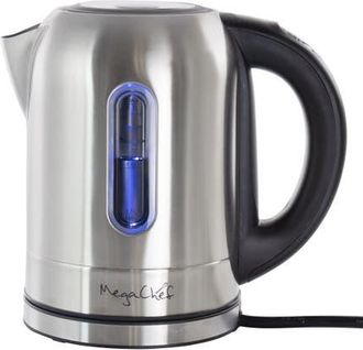 MegaChef 1.7Lt. Stainless Steel Electric Tea Kettle in Grey at Nordstrom