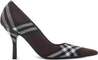 Burberry Check Dame pumps - Bruin