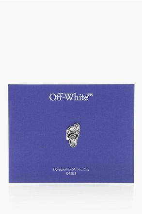 Off-white Metal Lace Charm FLAME with Glossy Finish size One Size