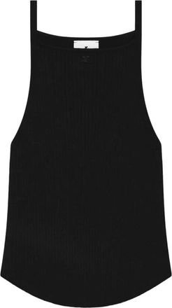 Courr&egrave;ges Mujer, Camisetas, Negro, Talla: XS