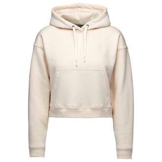 Black Diamond Crop Pullover Hoody Hoodie für Damen | beige