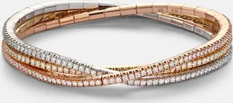 Bucherer Pulsera Stretchy de oro de 18 ct con diamantes
