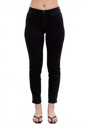 Judy Blue Mid-Rise Slim Fit Jeans In Black