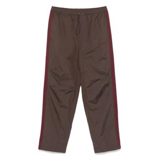 adidas Nylon Broek voor een Actieve Levensstijl - Heren - Outdoor broeken - Bruin - M - Nylon - Fitness