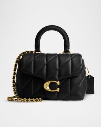 Coach Tabby Quilted Leather Top-Handle Bag