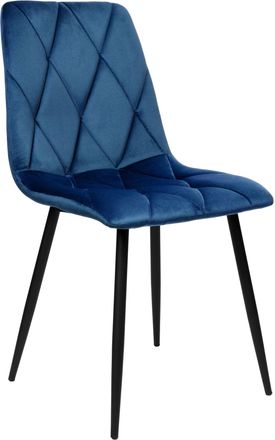 OEM Silla Madison Tapizada En Terciopelo Azul Marino