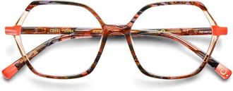 Etnia Barcelona Ceres Geometric Oversized Frames with Warm Tortoiseshell