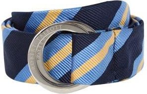 Robert Talbott Buckley Signature Repp Ribbon Belt in Navy/multi at Nordstrom, Size Large/x-Large