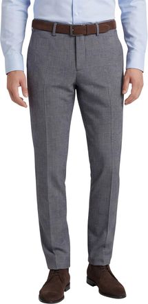 Gardeur broek chino blauw geruit Savage